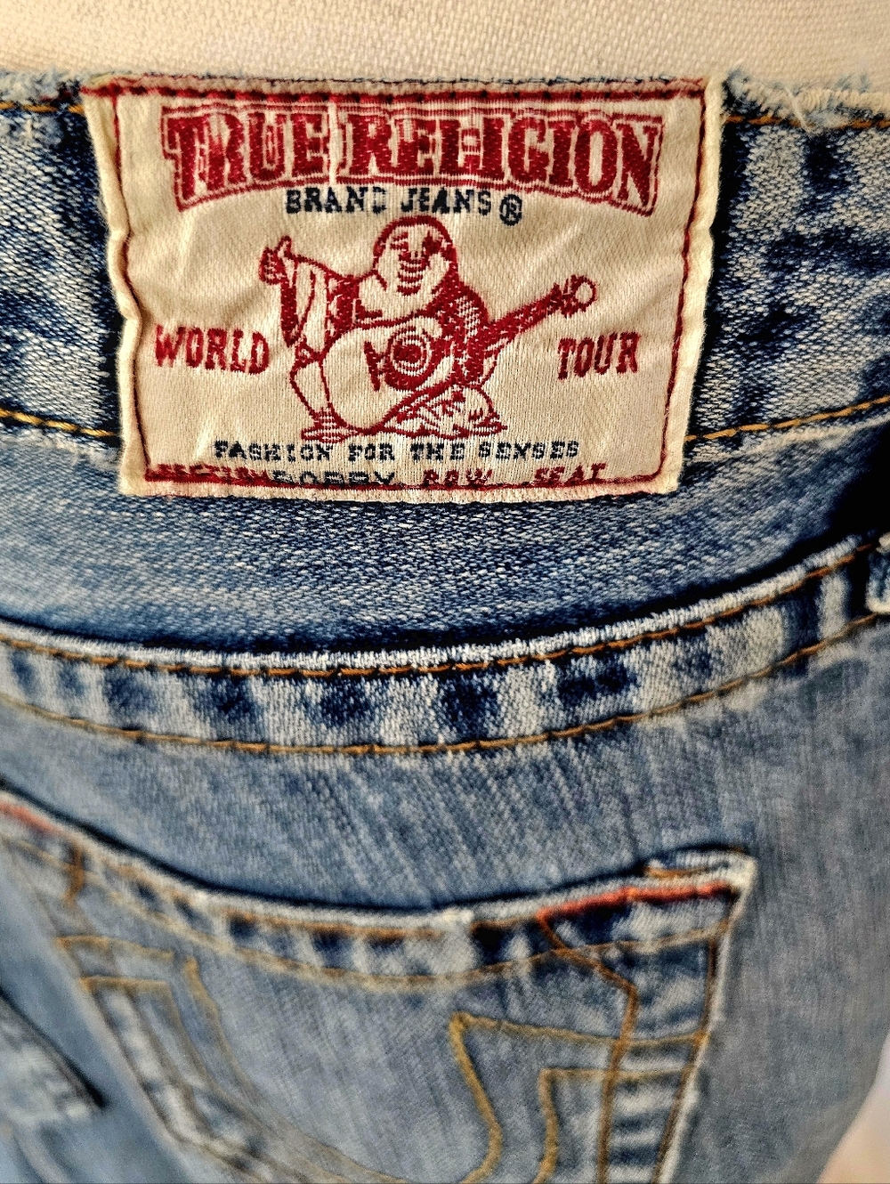 TRUE RELIGION Joey Miss Lady Godiva | Vintage Y2K | Rare Embroidery Denim Skirt - Picture 5 of 11